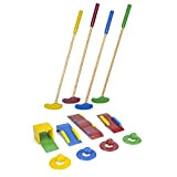 Garden Games- Toyrific-Set da Golf in Legno, Multicolore, TY6031