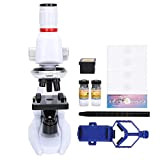 Garosa Microscopio per Bambini Set di microscopi per Bambini con LED ingrandimento 1200x, Giocattoli scientifici per Bambini per Ragazzi Studentesse, ...