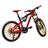 GeKLok 1:10 Bici per bambini, Finger Bikes BMX, Finger Mountain Bike, Miniature Finger Mountain Riding Bike Modello Giocattolo Free Style ...