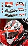 Generico 1/5 Helmet Sponsor Decals Kimi Raikkonen F1 2007 TB Decals TBD593