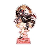 Genshin Impact Acrylic Stand Figure,Hutao CosPlay Liyue All game characters Acrylic Peripheral Ornaments Collections for Fans（Hu Tao）