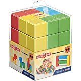 GEOMAG Magicube 1+ Full Color 153 - Cubi Magnetici per Bambini - Monocolore - Confezione da 16 Cubi