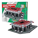 Georgie Porgy Puzzle dello Stadio di Calcio 3D DIY Giocattoli da Costruzione Set di Sostruzione (San Siro Staduim 113 Pezzi)
