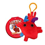 GIANTMicrobes Keychain - Heart (Heart Organ) by Giant Microbes