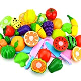 Gioca Giocattolo di taglio cibo vegetale Set di frutta di plastica cucina che cucina giocattoli educativi per i bambini Bambini ...