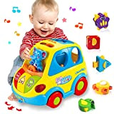 Giocattoli Bambini 3-6 9 12 18 Mesi Montessori Autobus Musicali Giochi Interattivi Educativi per Bambini Neonato Bambino Bimba 1 Anno ...