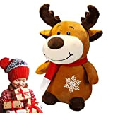 Giocattoli di bambola di di Natale | Simpatico Babbo Natale renna pupazzo di neve Natale giocattoli di peluche | Bambini ...
