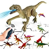 Giocattoli di dinosauro telecomandati per ragazzi - RC Dinosaur Toys Realistico Walking Robot Velociraptor con suono ruggente
