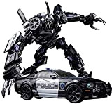 Giocattoli Tránsformérs, Versione del Film Decepticon Road Block Modello di Auto della Polizia Action Figure Toy Deformazione Manuale Modello di ...