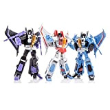 Giocattoli trasformatori, Collezione Transformers Studio; G1 Deluxe Action Figure Pioneer Flying Squad Starscream Action Figure Lightning Figure Toy (Set di ...