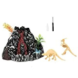 Giocattolo modello di dinosauro vulcano, giocattolo di dinosauro vulcano di pregevole fattura per interni