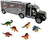 Giocattolo Modello Giocattolo 6 Pezzi Dinosauro Camion Giocattolo, Bomboniere Dinosauro Camion Set con 6 Mini Dinosauri Educativi Bambini Camion Macchinina ...