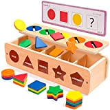 Giocattolo per smistamento Giocattoli in legno Montessori con scatola per 1 2 3 4 anni, Giocattolo per smistamento con blocchi ...
