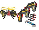 Giochi Preziosi - Hovertech Battle FX Drone Volante, Completo di Bersaglio, con 2 Pistole e 3 Dardi