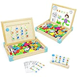 Giochi Puzzle Bambini 2 3 4 Anni Lavagna Magnetica in Legno Regalo Bambini 2 3 4 anni