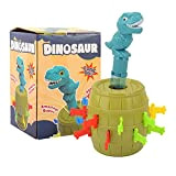Gioco da tavolo a forma di dinosauro, 2-4 giocatori, spada portafortuna pop-up giocattolo per bambini 3 4 5 6 anni ...