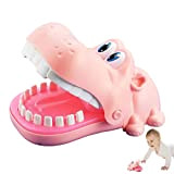 Gioco di giocattoli per bambini con denti di coccodrillo | Dita mordente Ippopotamo Denti Gioco - Grande Bocca Dentifiuto-ippopotamo, giocattolo ...