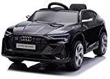 giordano shop Macchina Elettrica per Bambini 12V Audi E-Tron Sportback Nera
