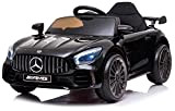 giordano shop Macchina Elettrica per Bambini 12V Mercedes GTR Small AMG Nera