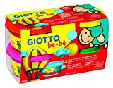 Giotto 10296 Pasta svolgere Bebe testato dermatologicamente 4 Magenta Vasi 100 g assortiti