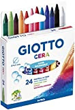 Giotto 282200 - Pastelli a Cera in Astuccio da 24 Colori