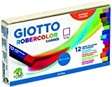 Giotto 536600 - Astuccio 12 Gessetti Policromi Robercolor Carrée