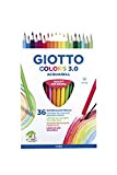 Giotto Colors 3.0 Aquarell Confezione da 12 Matite 36 multicolore