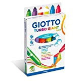GIOTTO TURBO GIANT Ast. 6 pennarelli Fluo