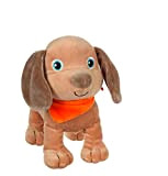 Gipsy Toys Cuccioli sonori Divertenti Peluche per bambini-071624, Colore Sciarpa Marrone Chiaro Arancione, 71624