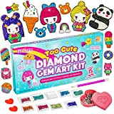 GirlZone Diamond Gem Art Kit Completo per Ragazze, Idea Regalo per Natale e Compleanno per Bambina 8-12 Anni Diamond Painting ...