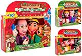 Globo 36768 Marionette da mano, 4 pezzi, modelli /colori assortiti
