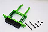 Gmade Crawler R1 Rock Buggy Aggiornamento Parti Aluminium Front/Rear Bumper Absorber - 1 Set Green