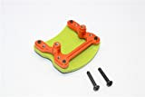 Gmade Crawler R1 Rock Buggy Aggiornamento Parti Aluminium + Plastic Front/Rear Skid Plate Mount - 1 Set Orange