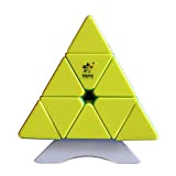 Gobus YuXin Little Magic 3x3 M Versione Pyramid Pyraminx Triangle Magic puzzle cubes Twist Toys Stickerless con un cubo Stand