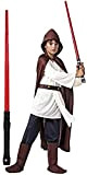 Gojoy Shop - Costume completo e spada di Luke Skywalker di Star Wars per bambini (contiene spada, tunica, maglietta, cintura ...
