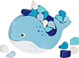 Goki- Gioco di Equilibrio Balena Giochi di abilità, Multicolore, 56664