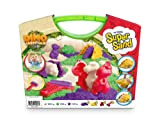 Goliath, Super Sand, valigetta con sabbia colorata e dinosauro per creare sculture, per bambini dai tre anni in su, la ...