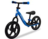 GOMO Bicicletta Bambini 3-5 Anni - Bici Senza Pedali 2 Anni Balance Bike (Blu/Nero)
