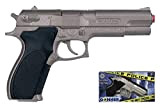 Gonher - Pistola delle Forze di Polizia a 8 Colpi, Colore Metallo (45/0)