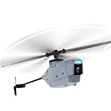 Goolsky Elicottero RC Drone RC con Fotocamera 720P Elica Singola Senza alettoni Localizzazione del Flusso Ottico Stabilizzazione giroscopica a 6 ...
