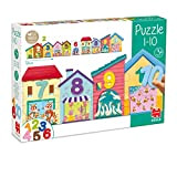Goula 1-10-Puzzle per Bambini Puzzle educativo da 3 Anni, Multicolore, 55260