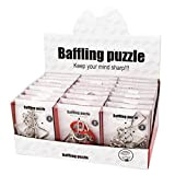 Gracelaza 24 Pezzi Set di Rompicapo in Metallo - Giocattolo Educativo Intelligenza - Puzzle Game 3D Gioco di Mente - ...