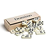 Grandi Giochi- Domino in Legno, Multicolore, GG95004