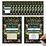 Gratta e Vinci Personalizzato Natale - La Lotteria Natalizia – 12 Gratta e Scopri Idea Regalo Natale Originale Bambini - ...