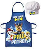 Grembiule + cappello da cuoco Paw Patrol per bambini dai 3 agli 8 anni