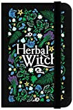 Grindstore Blocco Note Herbal Witch Mini in Nero 6,5 x 10 cm