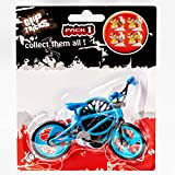Grip And Tricks - Mini BMX Freestyle Blu con 2 Ruote Extra per Bicicletta Giocattolo e 1 Attrezzo Speciale per ...