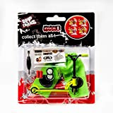 Grip And Tricks - Mini Scooter con Mini Attrezzi e Accessori in Miniatura - Pack 1 Mini Trick Verde per ...