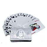 Gtest 3 Pack Impermeabile PVC plastica Gioco Carte da Poker Set, 54pcs Deck Poker Classici Trucchi magici Strumento, Facile da ...