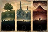 GUANGFAN Puzzle The Lord of The Rings Movie Poster-999285-1000 pezzi per adulti e bambini dai 14 anni in su, 75 ...